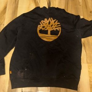 Xl timberland hoodie with defect on pocket pictured